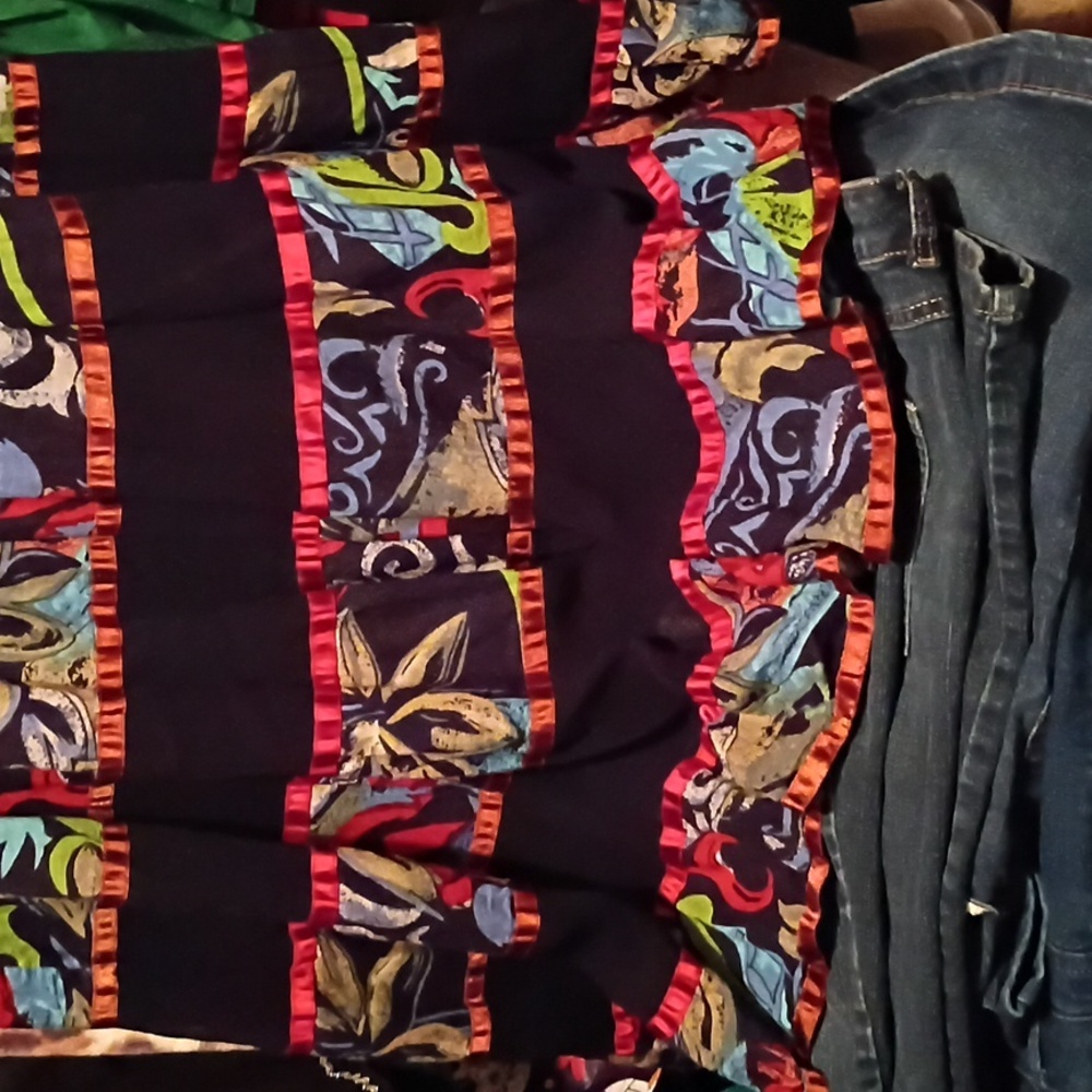 Floral Patchwork Skirt - Picture 2 of 3
